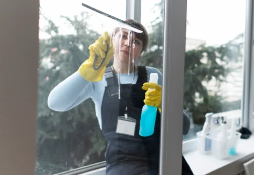 Nettoyage de vitres intérieures et extérieures au Teich